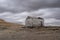 Abandon shelter on Mountain at Chang La Pass