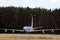 Abandoned aircraft in Berlin Tegel Airport TXL