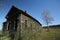 Abandoned Alabama wooden school house near Red Level Alabama