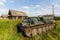 Abandoned all-terrain vehicle in the Russian hinterland.