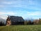 Abandoned alpine pasture and mountain hut