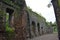 abandoned boundary wall of church at vasai, india