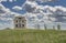 Abandoned Brick Farmhouse on the Prairie