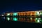 The abandoned Broadway Recreation Pier at night in Fells Point B