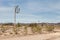 Abandoned building along the Route 66. California, USA.