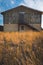 Abandoned building bunkhouse in Jeffrey City, Wyoming - a Uranium-mining boomtown, now a ghost town since the 1980s