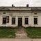 Abandoned building in a Romanian mining village