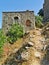 Abandoned buildings at medieval village