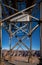 Abandoned cable aerial tramway of mine at Guano Point - Grand Canyon West Rim, Arizona, USA