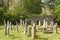 Abandoned church and cemetry.