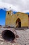 Abandoned church in Mina La Casualidad in the puna desert near Salta, Argentina