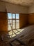 Abandoned city of Kolmanskop in Namibia. Ancient city, sand in desert of Africa.