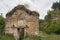 Abandoned crumbling medieval chapel