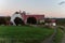 Abandoned Dairy Barn + Dirt Road at Sunset - West Virginia