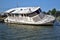 Abandoned Derelict Boat Sinking after Hurricane