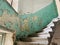 Abandoned , deserted house with stairs in Constanta city Romania