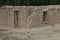 Abandoned and falling adobe house in a New Mexico village