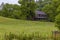 Abandoned farm house decaying in rural Virginia