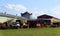 An abandoned farm with scrap metals and old trucks near Bally, Pennsylvania, U.S