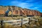 Abandoned farmer`s hut in the arid desert of Arizona USA