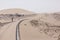 Abandoned and forgotten railway being taken over by encroaching sandstorm, Kolmanskop ghost town, Namib Desert. Africa