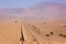 Abandoned and forgotten railway being taken over by encroaching sandstorm, Kolmanskop ghost town, Namib Desert. Africa