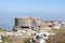 Abandoned fortress and old military concrete bunker of the spanish Civil War