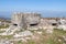 Abandoned fortress and old military concrete bunker of the spanish Civil War