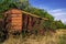 Abandoned freight wagon