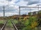 Abandoned freight wagons