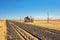 Abandoned Garub Railway Station in Namibia located on the road to Luderitz