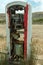 Abandoned gas pump with its mechanism exposed