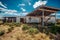 Abandoned gas station rots away under the Arizona Sun