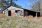 Abandoned grunge barn Ruin.