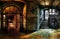 Abandoned Hallway Panorama