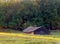 Abandoned Hay Barn at Sunrise