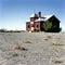 Abandoned house in a ghost town