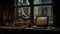 Abandoned House: A Laptop\\\'s View Of A Rustic Industrial Horror