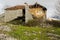 An abandoned house in the mountains.The migration of the people and the abandonment of their homes in the search for a better life