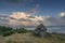 Abandoned houses in the Baltic Sea