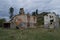 Abandoned Houses with Bullet Holes in Sarajevo, Bosnia