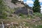 Abandoned housing structure / hut in the Bayhorse Ghost town of Idaho