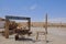 Abandoned Humberstone and Santa Laura saltpeter works factory, near Iquique, northern Chile, South America