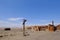 Abandoned Humberstone and Santa Laura saltpeter works factory, near Iquique, northern Chile, South America