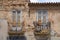 abandoned italian buildng with balcony