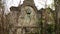 Abandoned Jewish cemetery. Close-up of old, destroyed and forgotten graves.