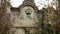 Abandoned Jewish cemetery. Close-up of old, destroyed and forgotten graves.