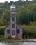 Abandoned Lighthouse on lakeshore