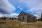 Abandoned log cabin in Gunnison, Colorado