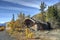 Abandoned log cabin in the Yukon